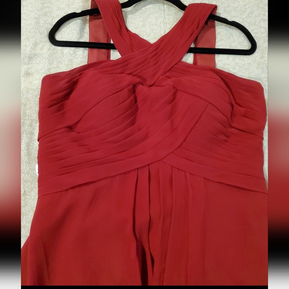 Azazie burgundy prom/bridesmaid dress